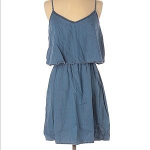 Old Navy Denim Boho Ruffle Dress